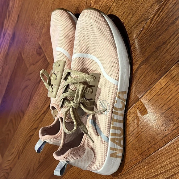 Nautica Nude Pink Stretch  N Go Breeze Running Shoes Women's Size 9.5 - Picture 3 of 13